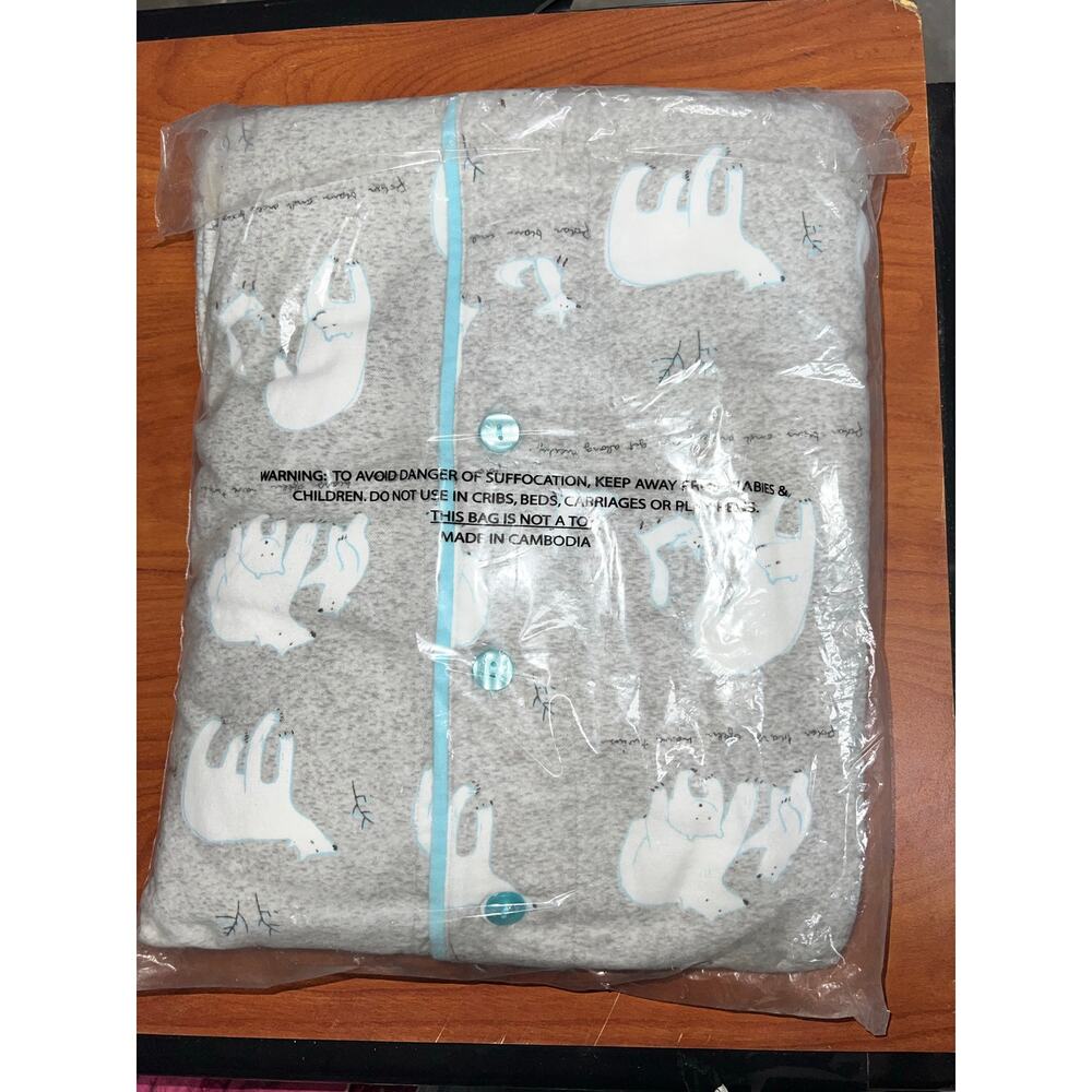 Munki munki Long Sleeve Flannel PJ Set XL